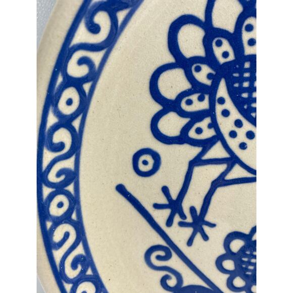 Karl Hentschel/Erna Leitner Studio ceramic Plate Tittmoning signed by leitner - Picture 5 of 8